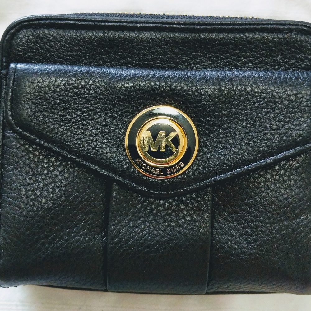 Michae Kors ZA Billfold Black Wallet